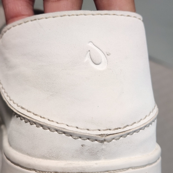 OLUKAI Pehuea Women's Size 9/EU 39 White Mesh Slip-On Drop Heel Comfort Shoes - Picture 11 of 12